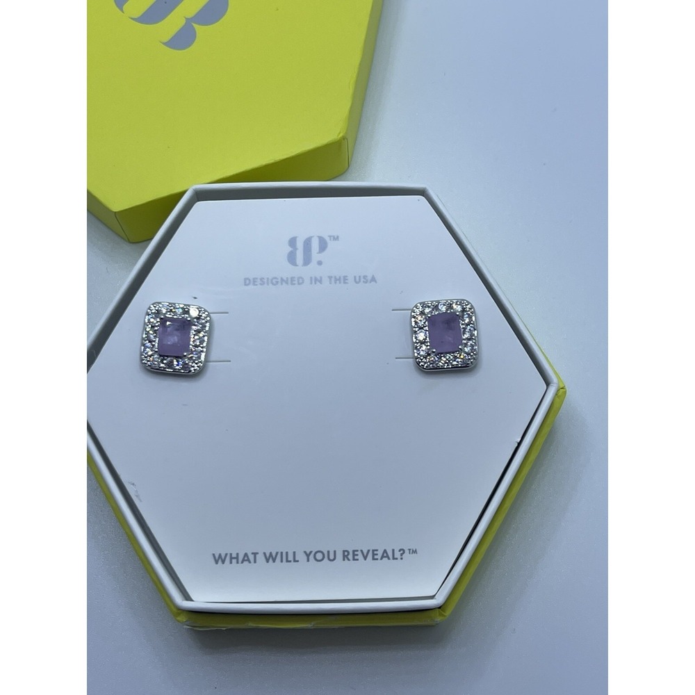 Bomb Party Earrings ~Open Roads Ahead~Purple Kunzite On Rhodium💜 RBP5551